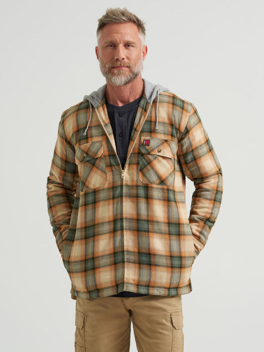RIGGS™ Flannel Hooded Men's Jacket by Wrangler®