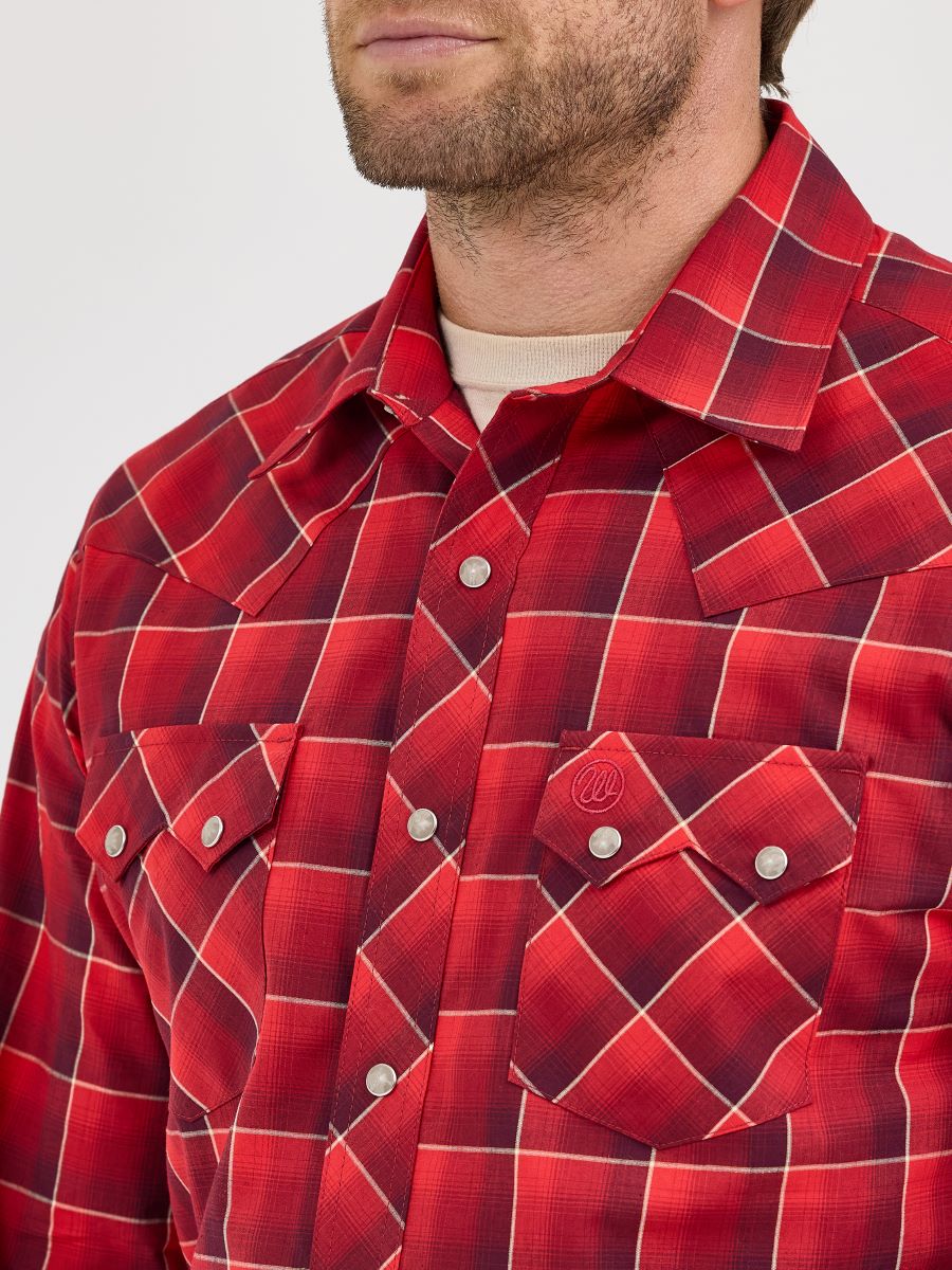 Retro™ Red Plaid Men's Shirt by Wrangler®
