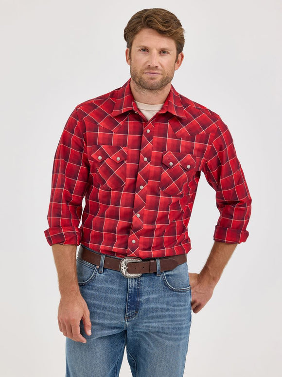 Retro™ Red Plaid Men's Shirt by Wrangler®