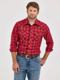Retro™ Red Plaid Men's Shirt by Wrangler®