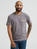 Grey 'For the Ride of Life' Men's T-Shirt by Wrangler®