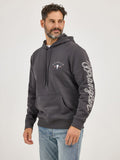 Grey 'Long Live Cowboys' Men's Hoodie by Wrangler®