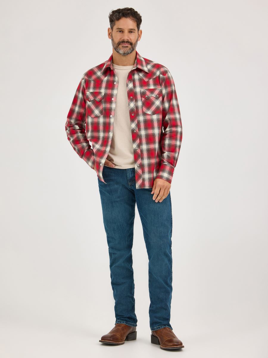 Retro™ Chili Plaid Men's Shirt by Wrangler®