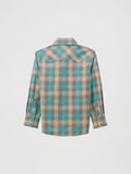 Retro™ Teal Plaid Boy's Shirt by Wrangler®