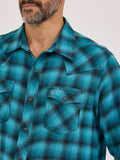 Retro™ Blue Flannel Men's Shirt by Wrangler®