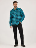 Retro™ Blue Flannel Men's Shirt by Wrangler®