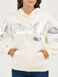 Retro™ Cream 'WRANGLER' Women's Hoodie by Wrangler®