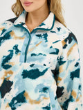Retro™ Mottled Blue Fleece Women's Sweater by Wrangler®