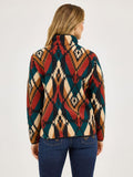 Retro™ Aztec Fleece Women's Sweater by Wrangler®