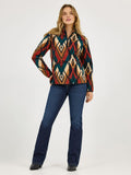 Retro™ Aztec Fleece Women's Sweater by Wrangler®