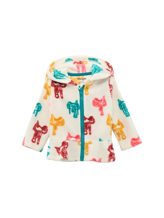 *Match Big Sister* Saddle Print Fleece Toddler Sweater by Wrangler®