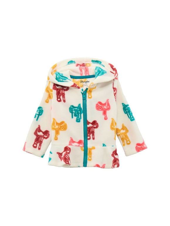 *Match Big Sister* Saddle Print Fleece Toddler Sweater by Wrangler®