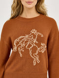 Retro™ Copper Knit 'Bronco' Women's Sweater by Wrangler®