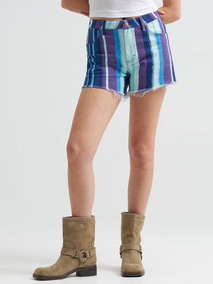Cowboy Short 'Blues' High Rise Denim Women's Short by Wrangler®