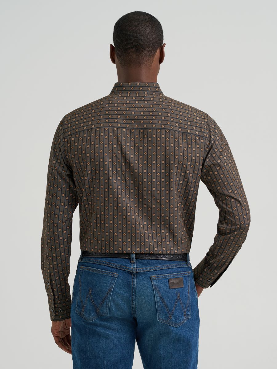 Cody Johnson™ Collection Hickory Geoprint Men's Shirt by Wrangler®