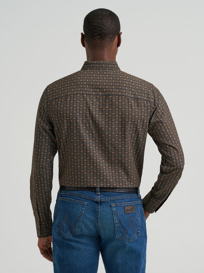 Cody Johnson™ Collection Hickory Geoprint Men's Shirt by Wrangler®