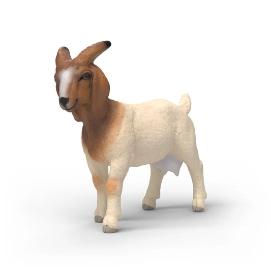 Schleich goat model on white background