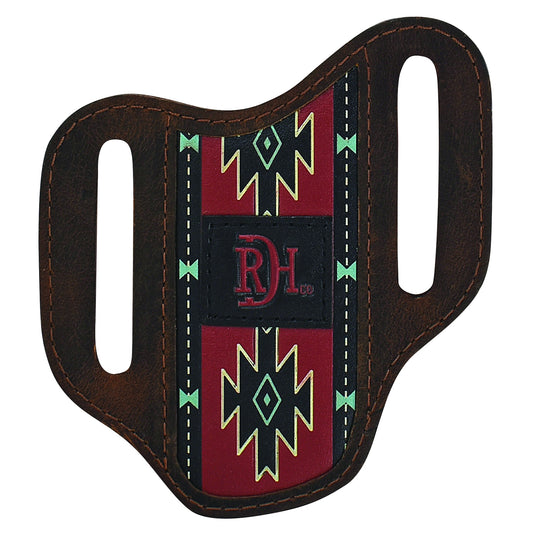 Southwest Inlay Pancake Knife Sheath by Red Dirt Hat Co.®
