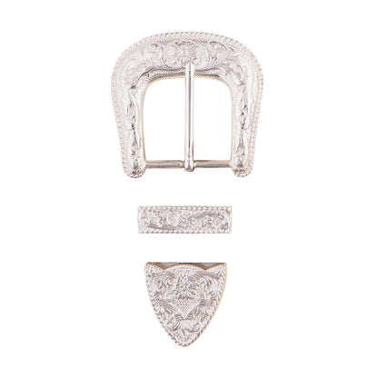 1 1/2" Western Floral Buckle, Loop &amp; Tip Set by Weaver®