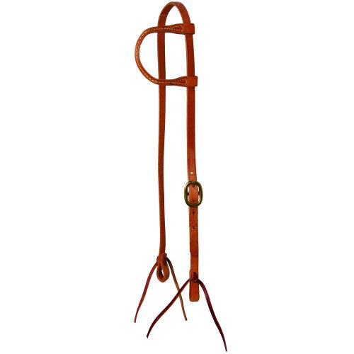 Single Ear Leather Headstall by Western Rawhide®