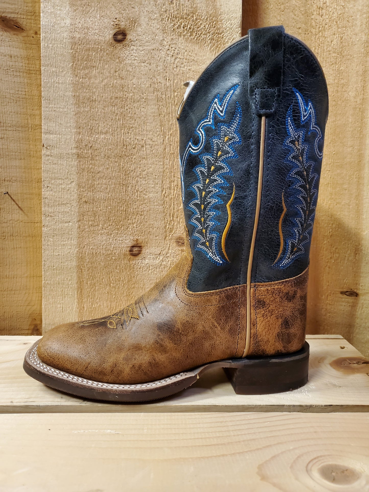 Bomber Brown & Blue Children's & Youth Boot by Old West®