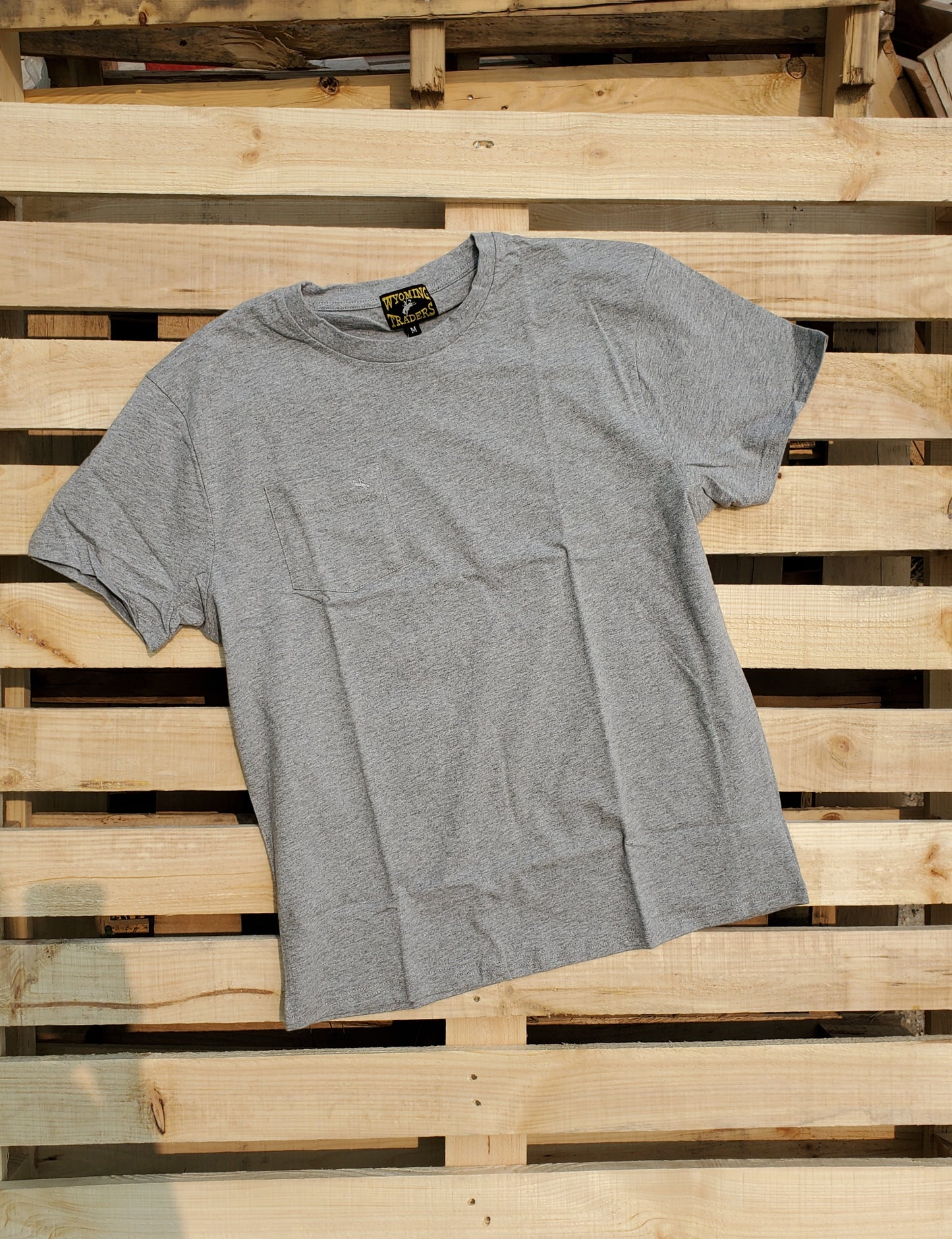 Solid Pocket Men's T-Shirt by Wyoming Traders®