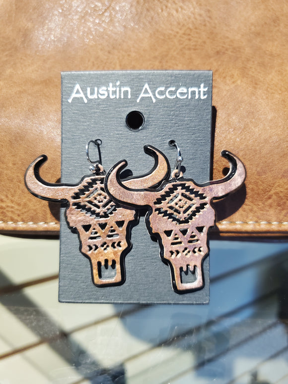 Southwest Steer Earrings by Austin Accents®