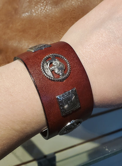 'Bison' Leather Bracelet by Austin Accents®