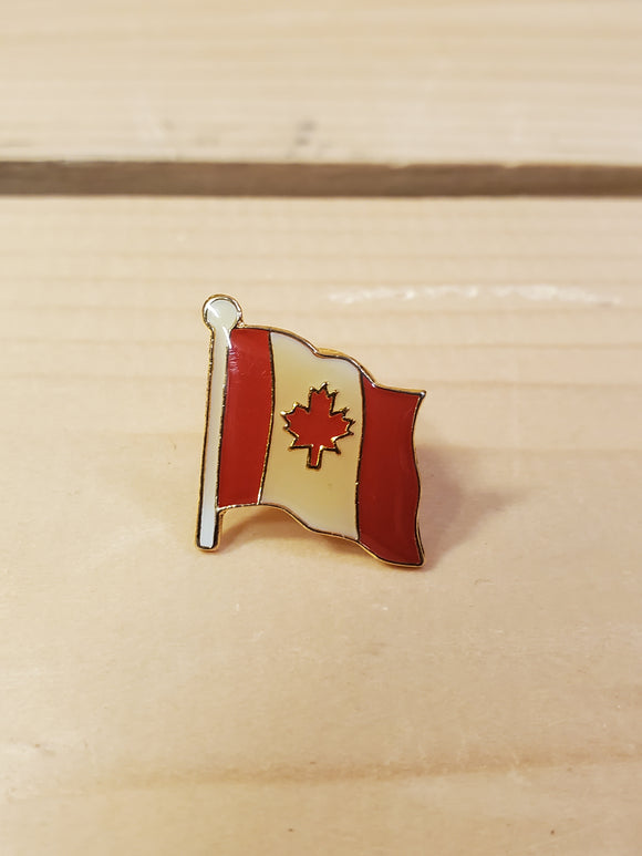Canadian Flag Hat Pin