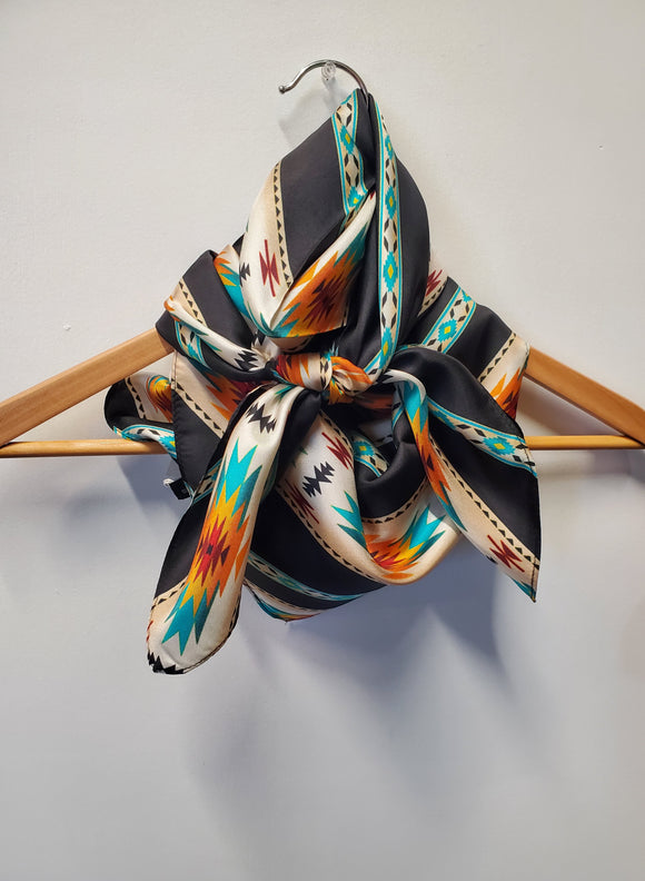 Black & Sand Aztec Wild Rag by Austin Accents®