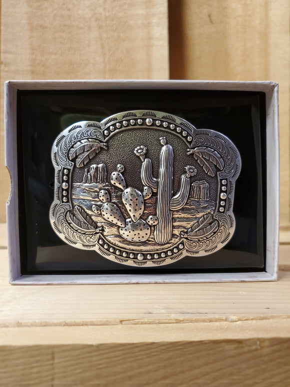 'The Desert' Belt Buckle by Blazin Roxx®