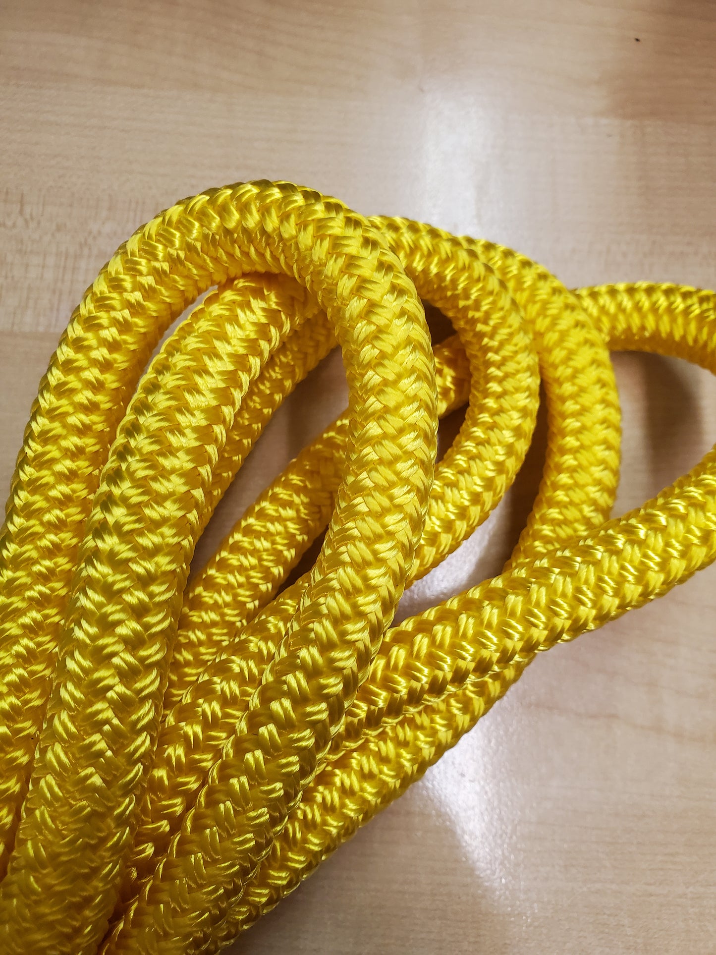 some yellow yacht rope