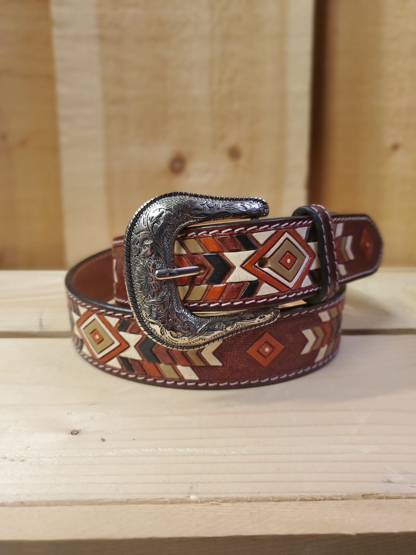 'Southwest Chevron' Women's Belt by Ariat®