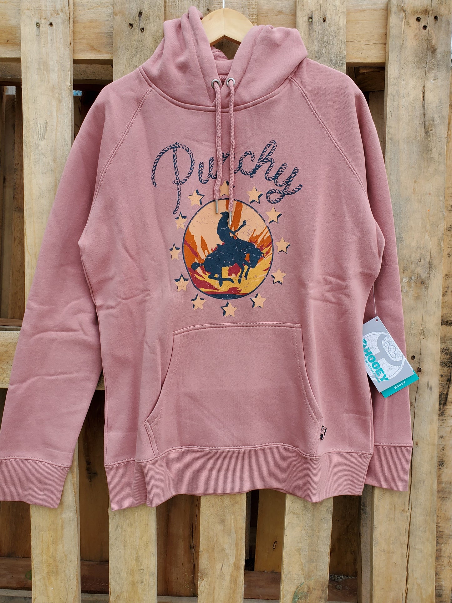 'Punchy' Pink Women's Hoodie by Hooey®