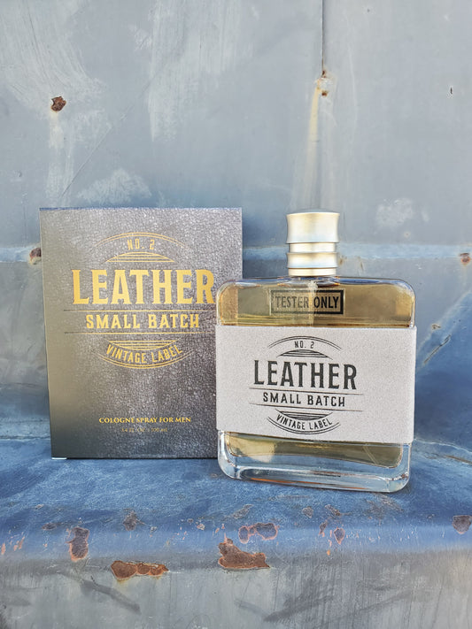 "Leather Small Batch-Vintage Label" Men's Cologne