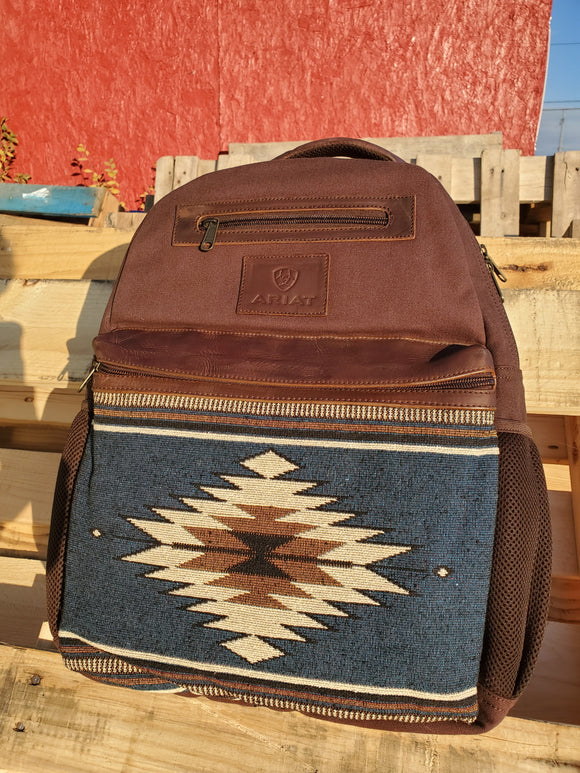 Brown & Blue Southwest Backpack by Ariat®