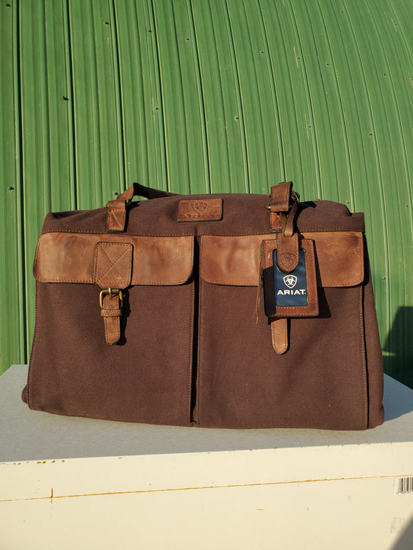 Brown Canvas Duffle Bag by Ariat®