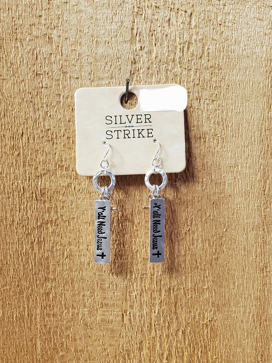 'Ya'll Need Jesus' Earrings by Silver Strike®