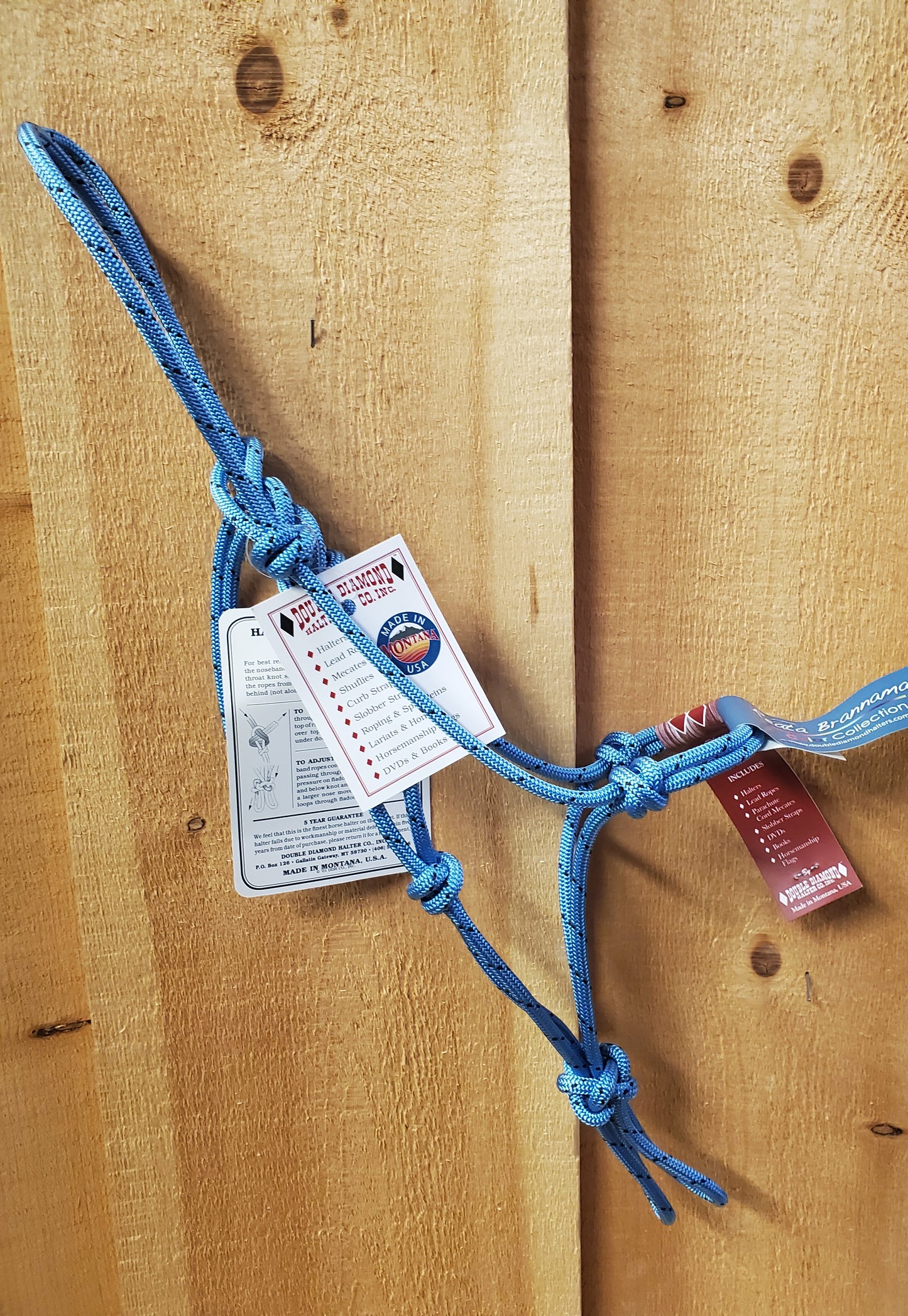 'The Buck Brannaman Collection' #124 Series Rope Halter by Double Diamond - FOAL SIZE