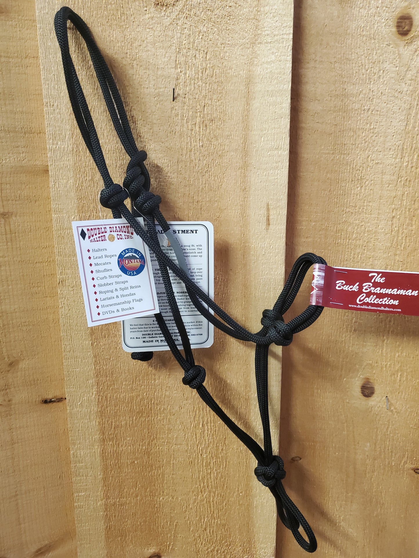 'The Buck Brannaman Collection' #124 Series Rope Halter by Double Diamond - WEANLING SIZE