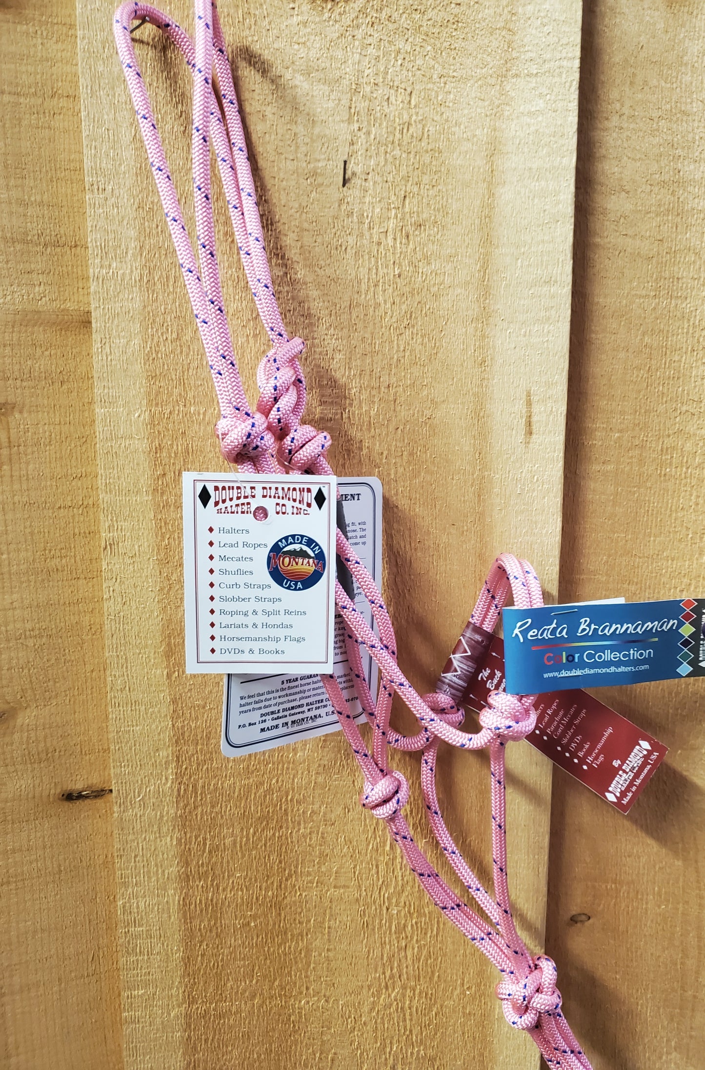 'The Buck Brannaman Collection' #124 Series Rope Halter by Double Diamond - WEANLING SIZE