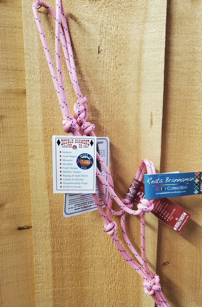 'The Buck Brannaman Collection' #124 Series Rope Halter by Double Diamond - WEANLING SIZE