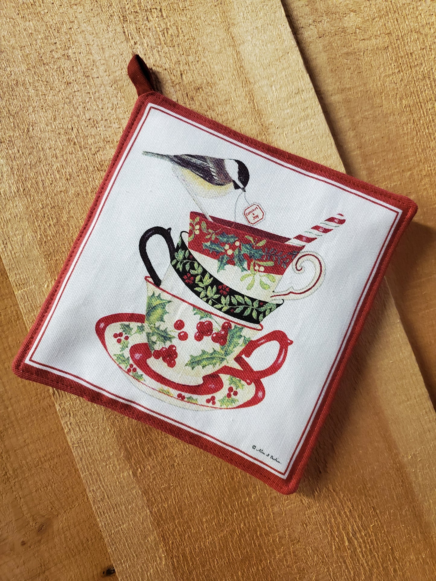 Christmas Pot Holder by Alice's Cottage®