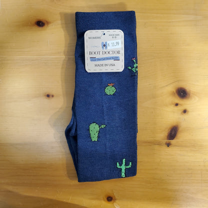 Patterned Over The Calf Women's Boot Socks by Boot Doctor®