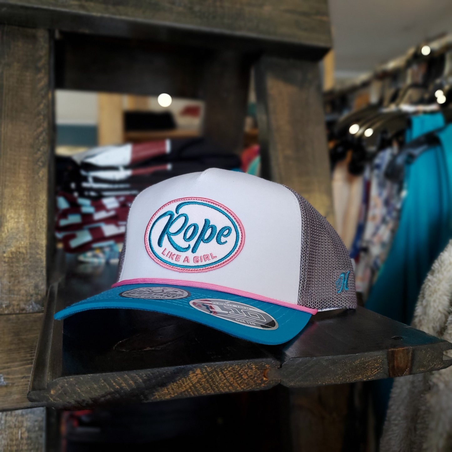 Malibu & White Rope Like A Girl™ Cap by Hooey®
