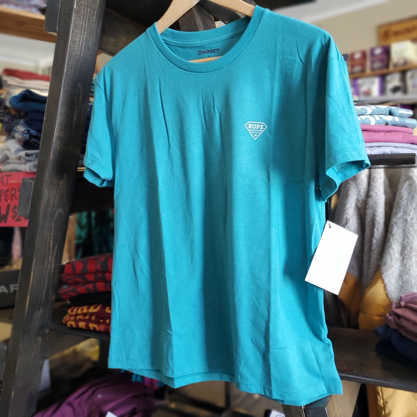 Teal 'ROPE' RLAG™ Women's T-Shirt by Hooey®