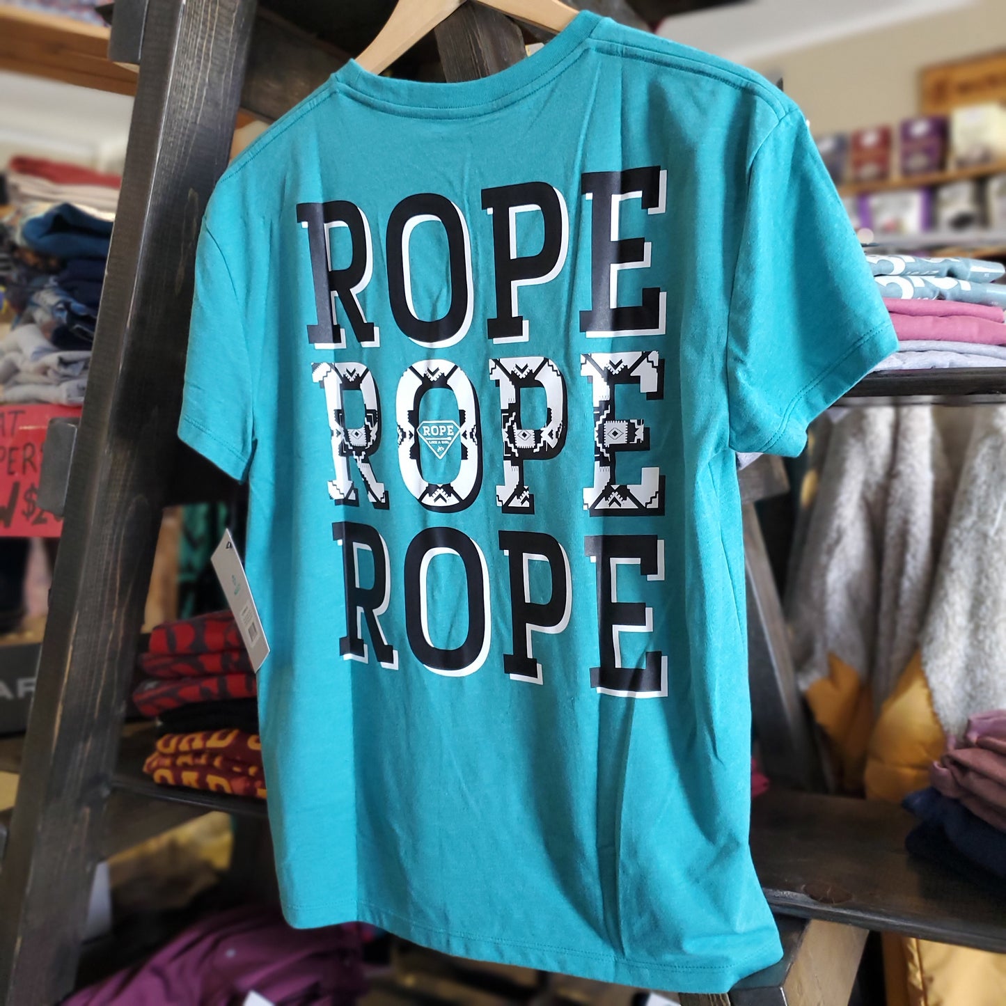 Teal 'ROPE' RLAG™ Women's T-Shirt by Hooey®