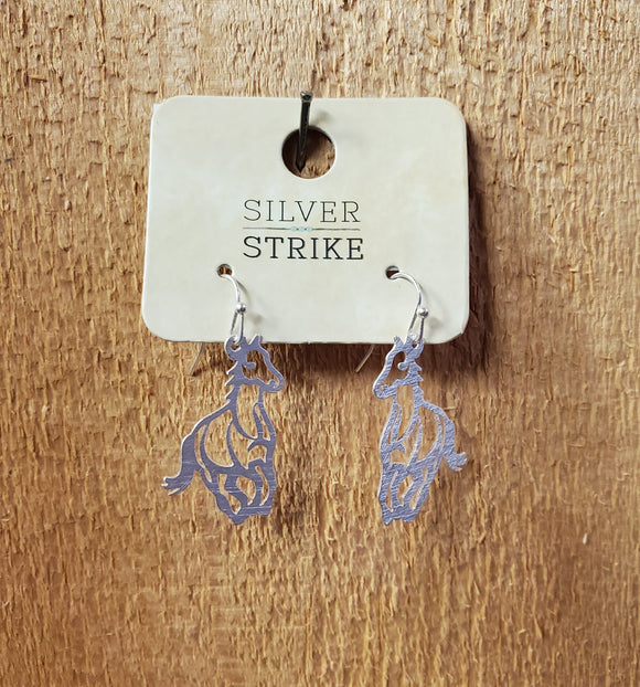 'Running Horse' Earrings by Silver Strike®
