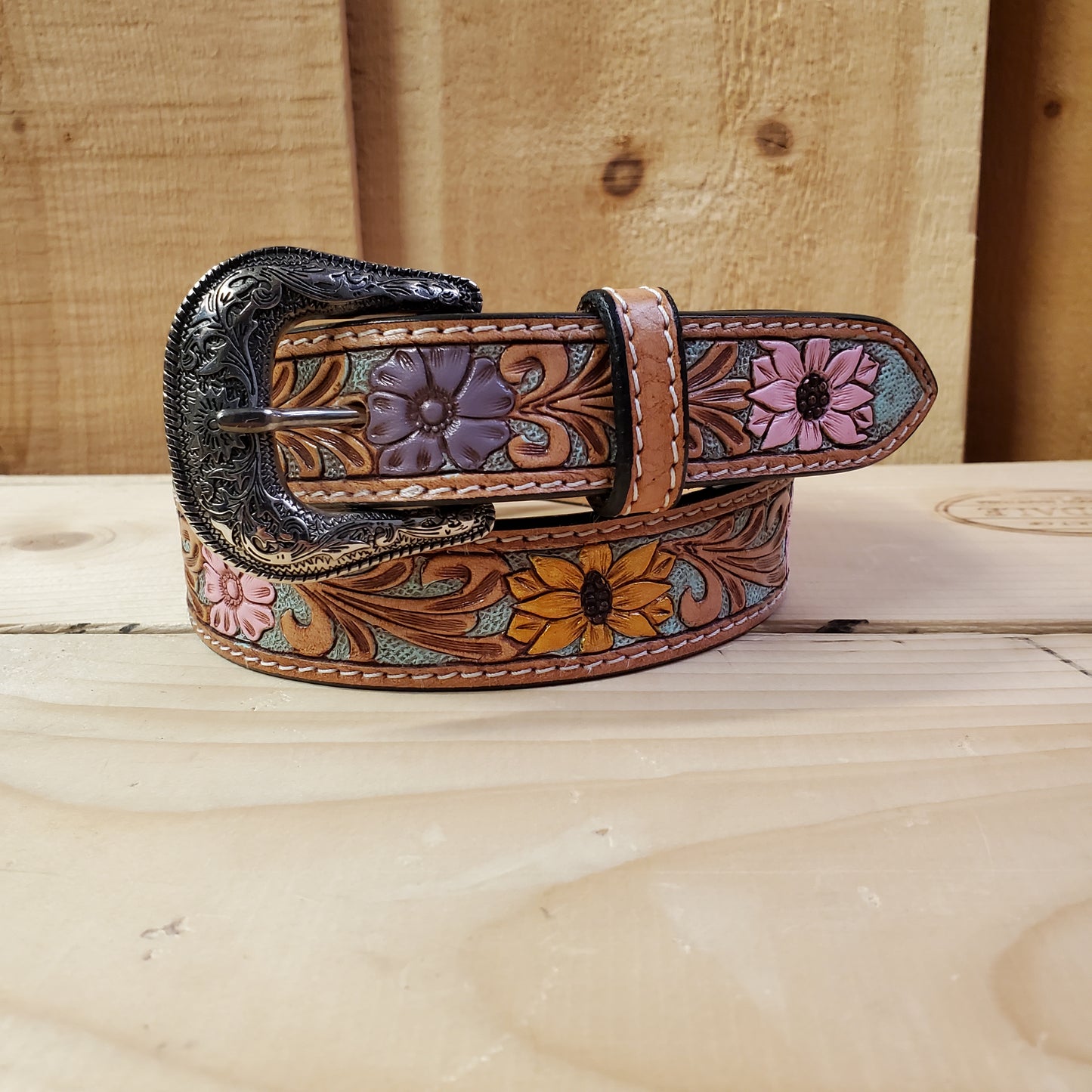 'Spring Flowers' Girl's Belt by Ariat®