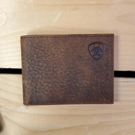 Top Grain Logo Bi-Fold Men's Wallet by Ariat®